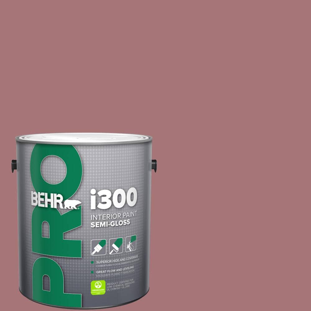 BEHR PRO 1 gal. #S130-5 Heirloom Rose Semi-Gloss Interior Paint