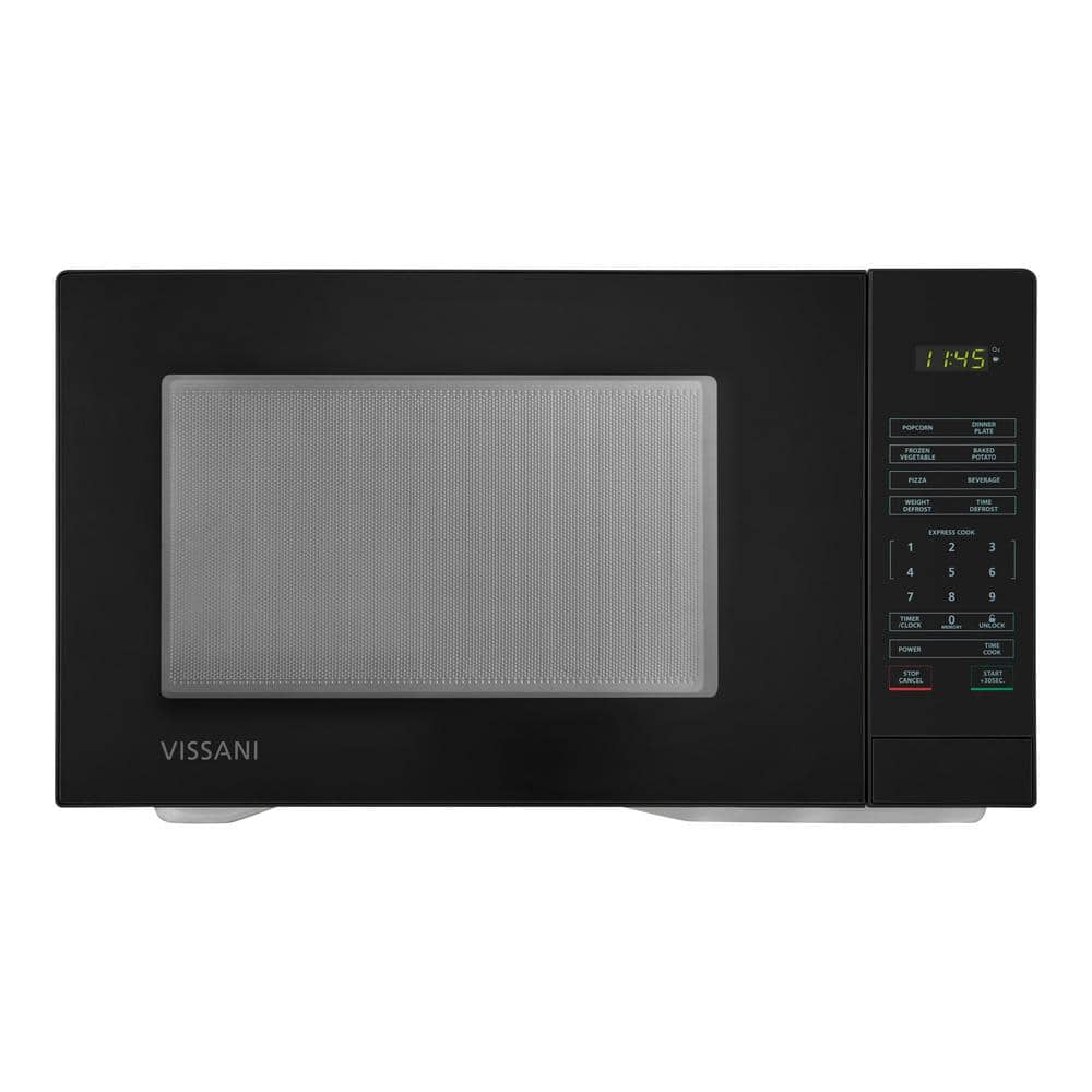 Vissani 1.1 cu. ft. Countertop Microwave Oven in Black