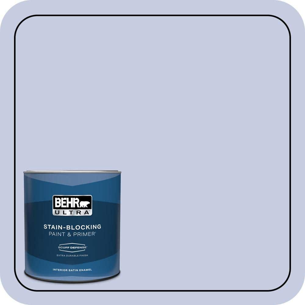 BEHR ULTRA 1 qt. #620C-2 Lilac Bisque Extra Durable Satin Enamel Interior Paint & Primer