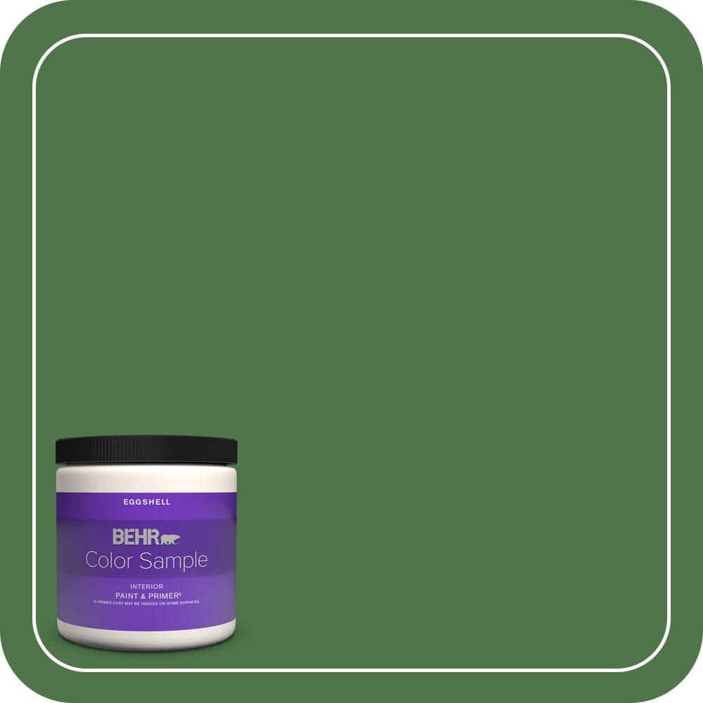 BEHR PREMIUM PLUS #MQ4-49 Emerald Forest Interior/Exterior Paint & Primer Color Sample (1)