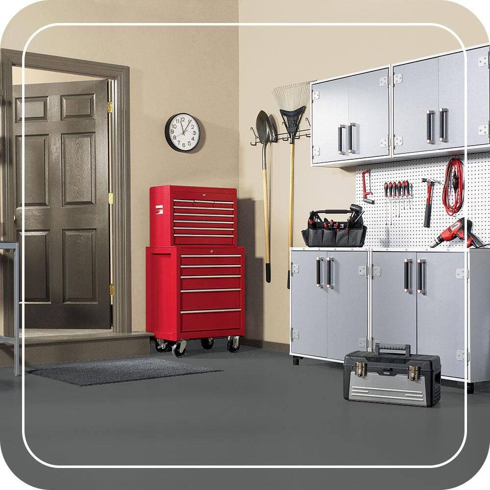 BEHR PREMIUM #770F-5 Self-Priming 1-Part Epoxy Satin Interior/Exterior Concrete and Garage Floor Paint (2)
