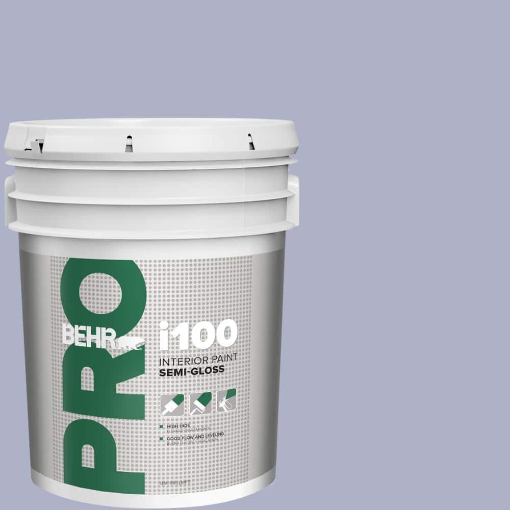 BEHR PRO 5 gal. #S560-3 Noble Purple Semi-Gloss Interior Paint