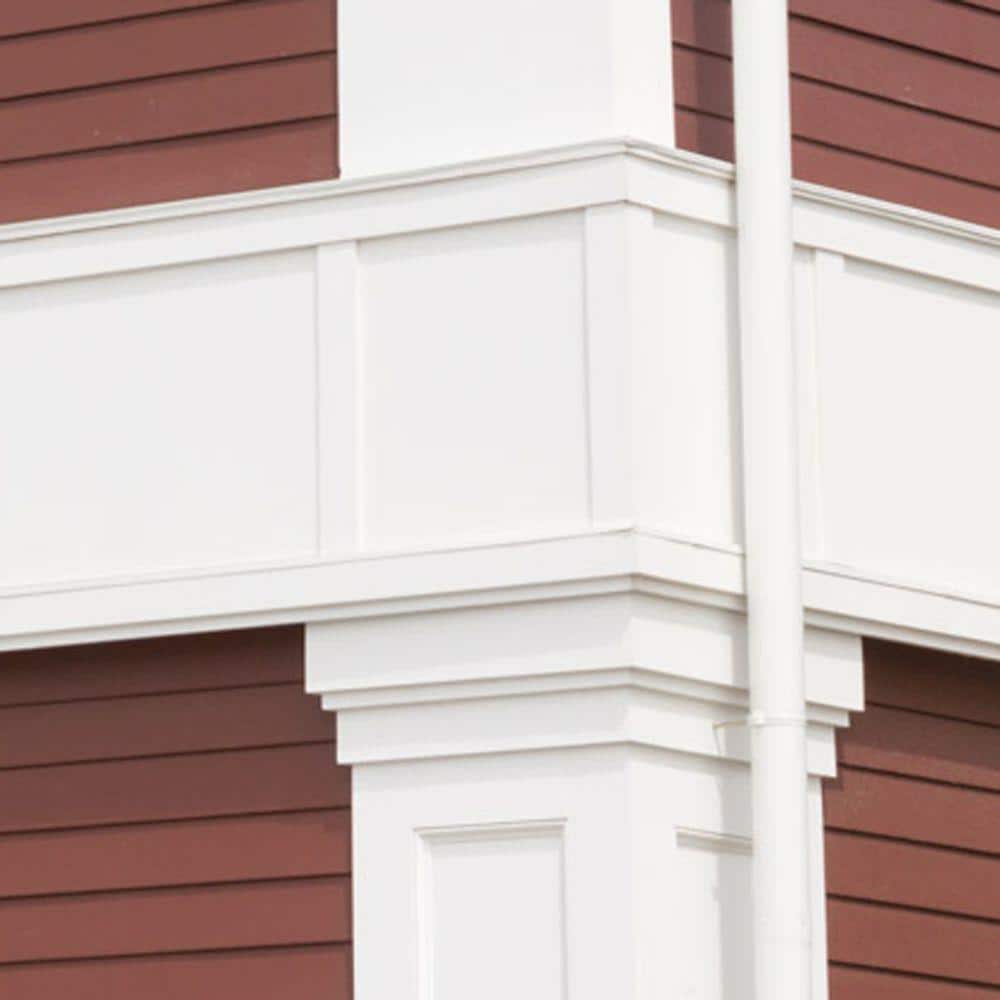 Veranda 3/4 in. x 3-1/2 in. x 8 ft. White PVC Trim (6-Pack) (3)
