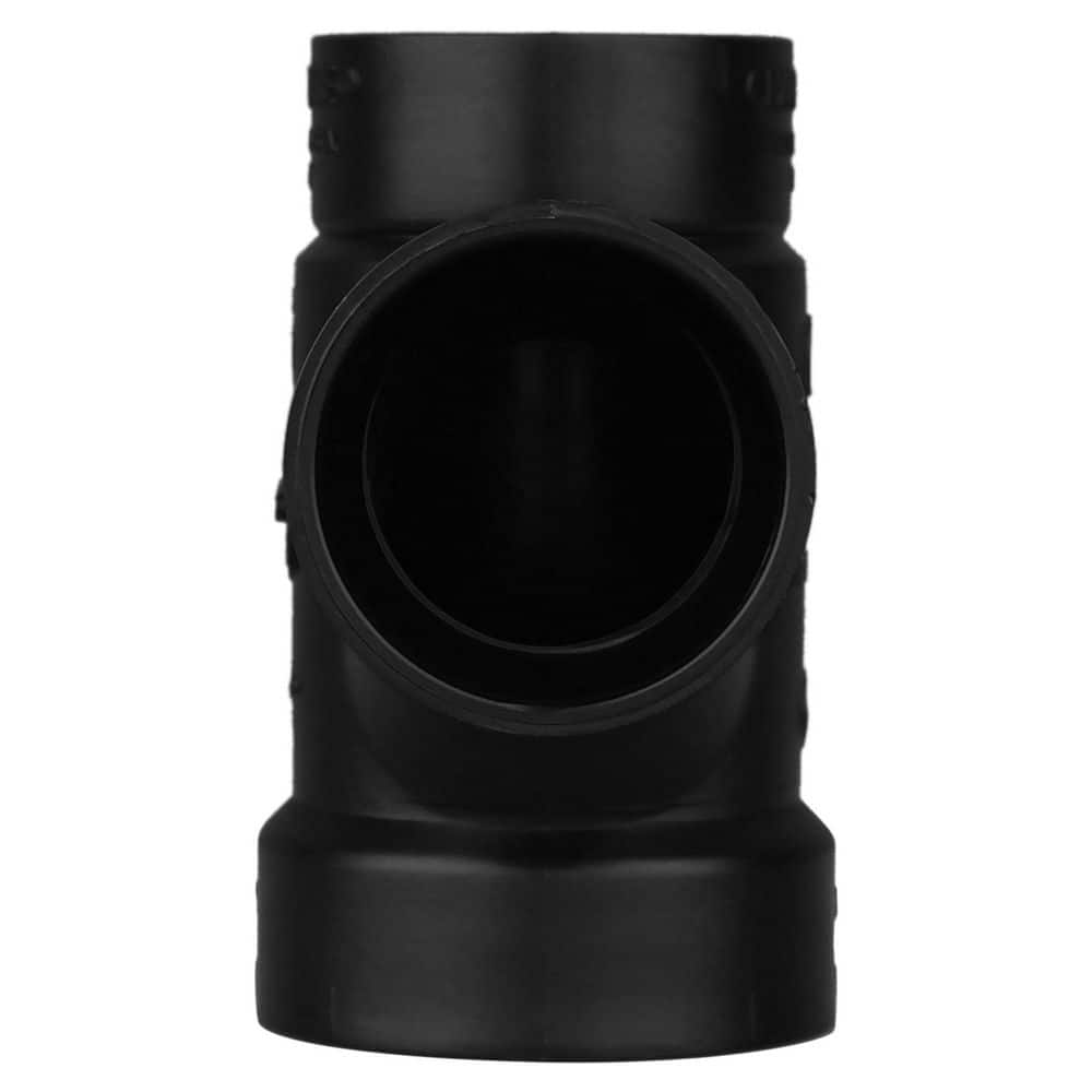 Charlotte Pipe 2 in. 1-1/2 in. 1-1/2 in. ABS DWV All Hub San Tee (2)