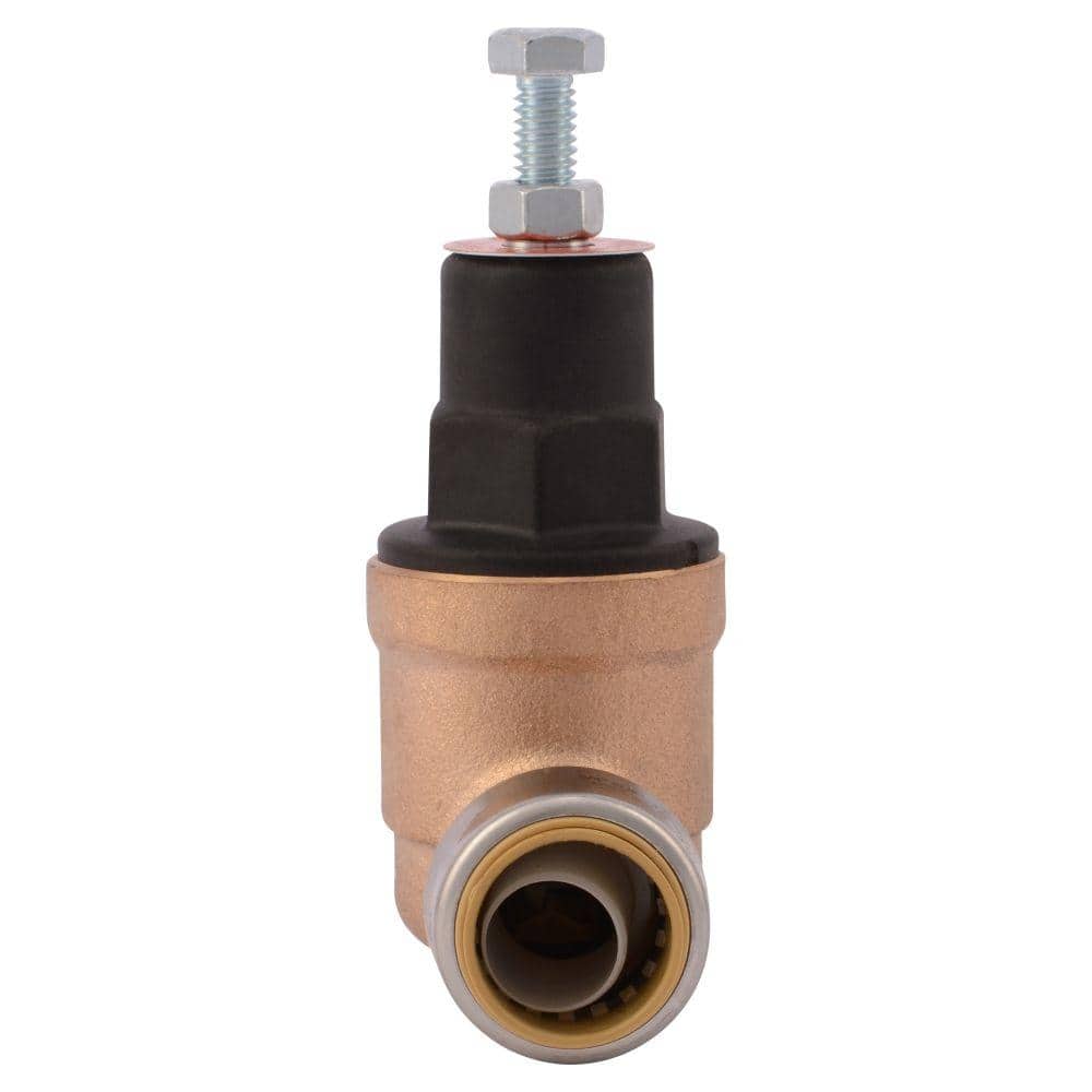 SharkBite 3/4 in. Push-to-Connect Bronze EB-45 Direct Pressure Regulator Valve (4)