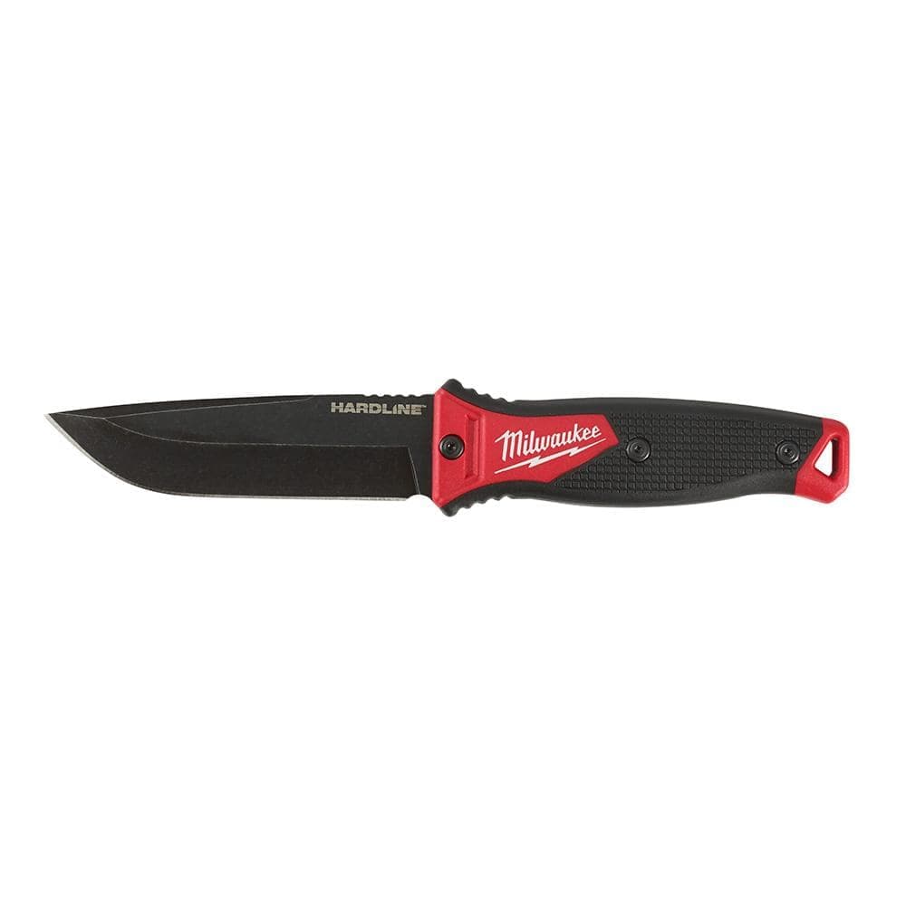 Milwaukee 5 in. Hardline AUS-8 Steel Fixed Blade Knife (1)