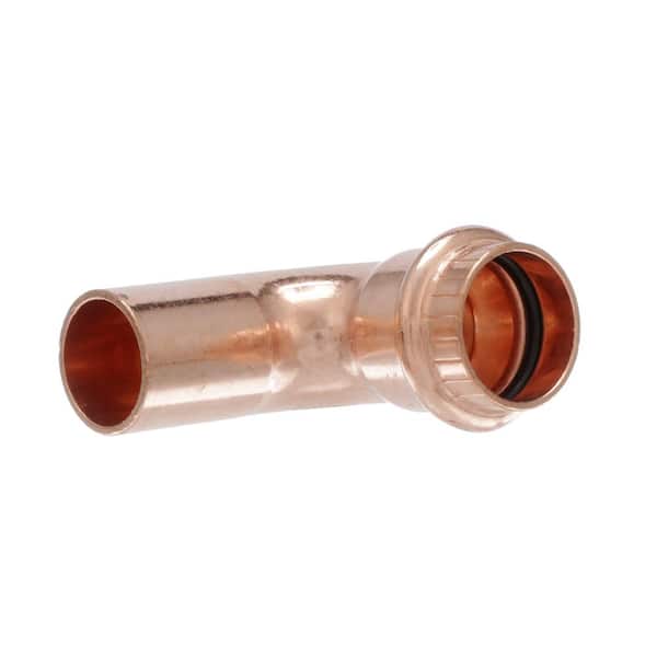 Viega ProPress 3/4 in. Press x 3/4 in. FTG Copper 90-Degree Street Elbow (2)