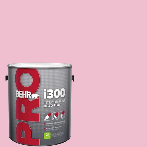 BEHR PRO 1 gal. #100B-4 Pink Chintz Dead Flat Interior Paint (2)