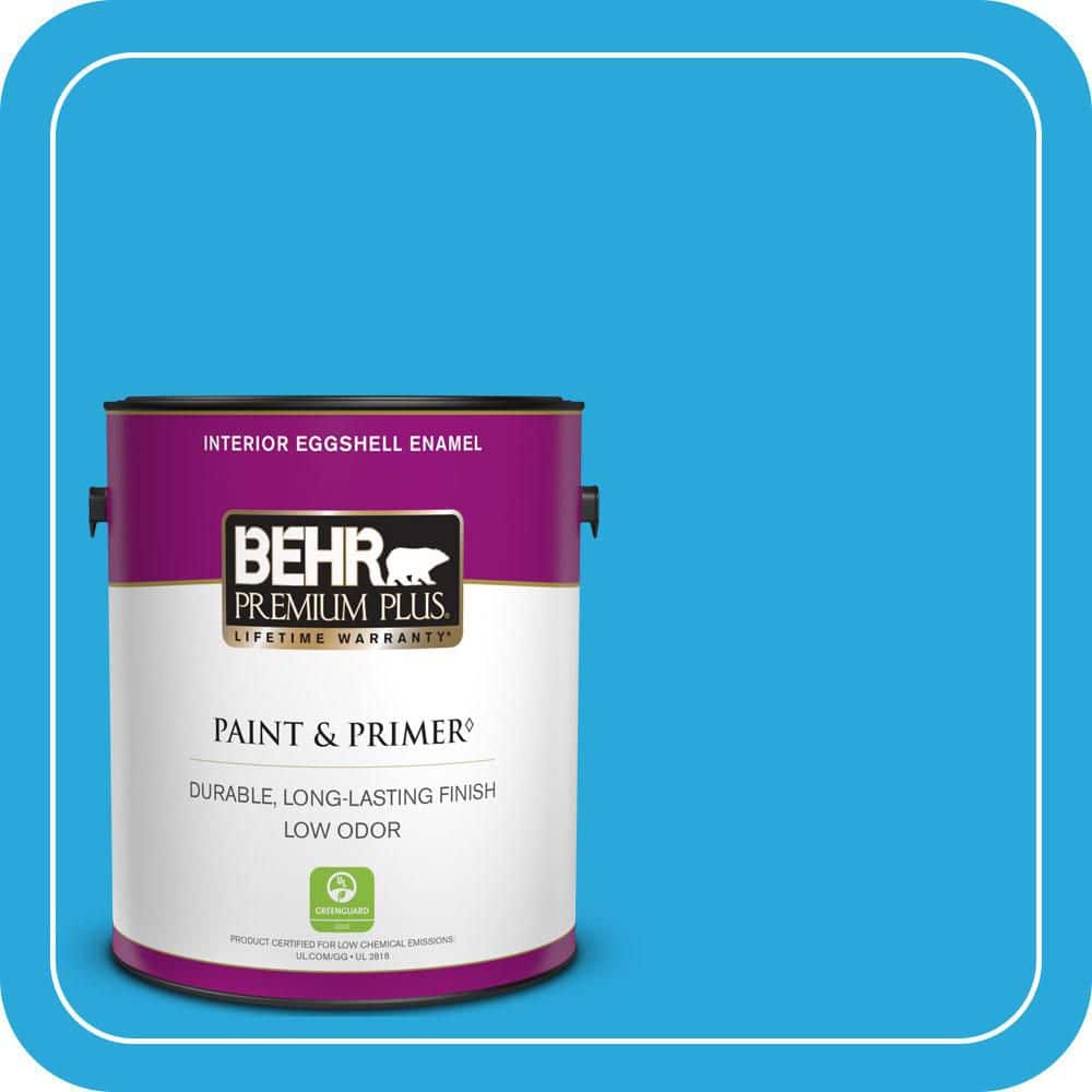 BEHR PREMIUM PLUS 1 gal. #MQ4-56 El Capitan Eggshell Enamel Low Odor Interior Paint & Primer