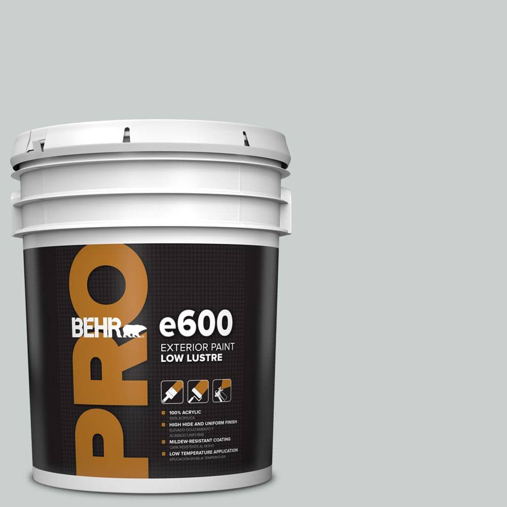 BEHR PRO 5 gal. #PPF-17 Foggy Morn Low Luster Exterior Paint