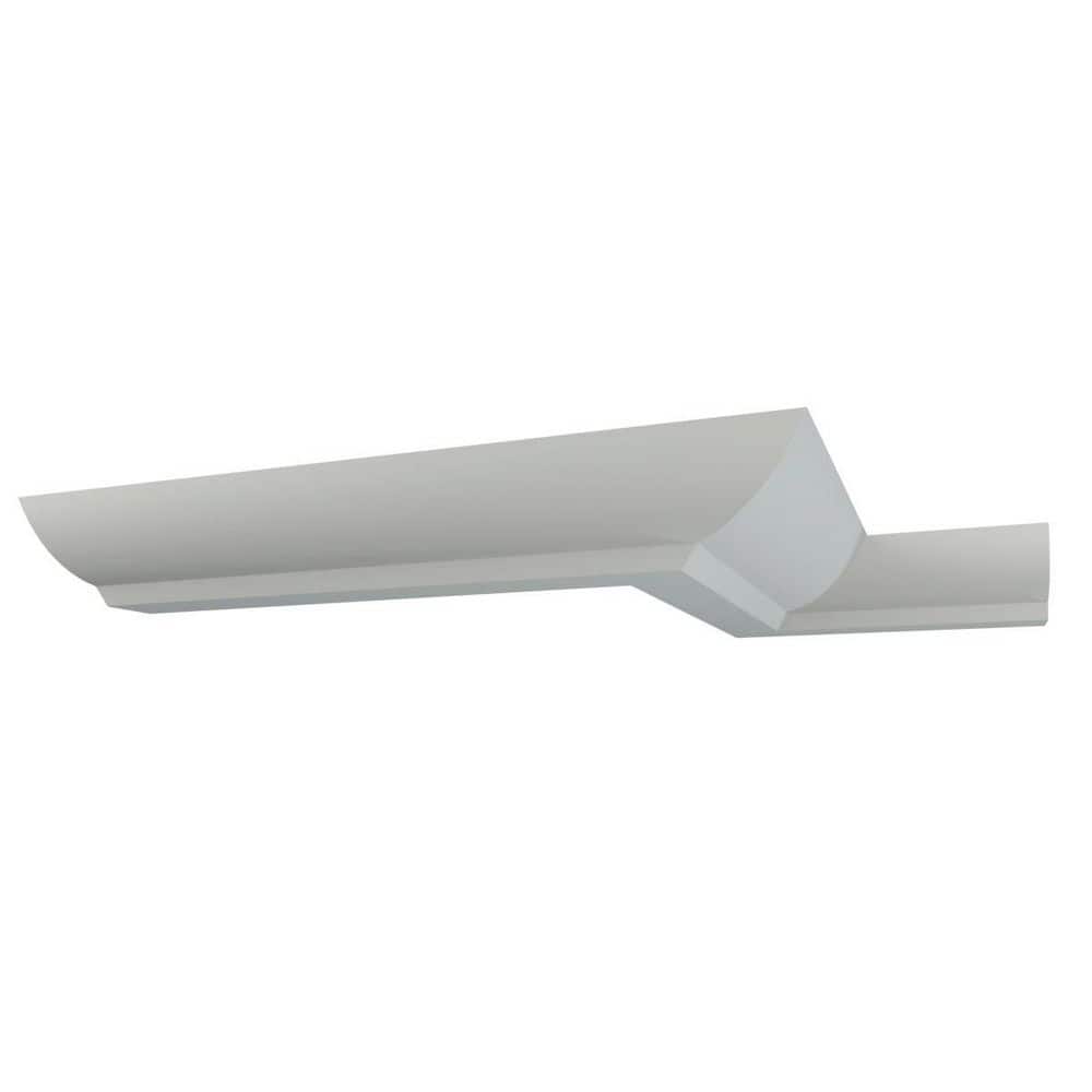 Ekena Millwork Benjamin 7 in. D x 7 in. W x 96 in. L Polyurethane Crown Moulding (1)