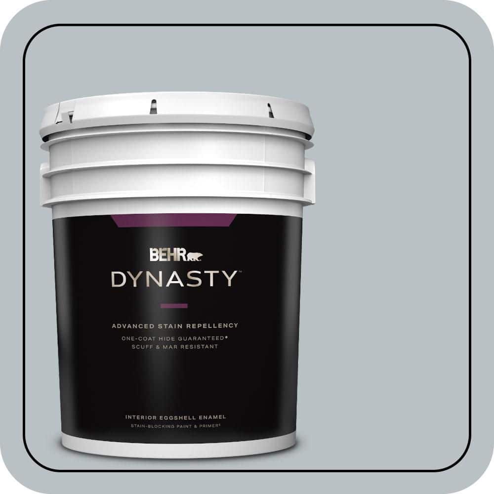 BEHR DYNASTY 5 gal. #MQ5-31 Distant Star One-Coat Hide Eggshell Enamel Interior Stain-Blocking Paint & Primer