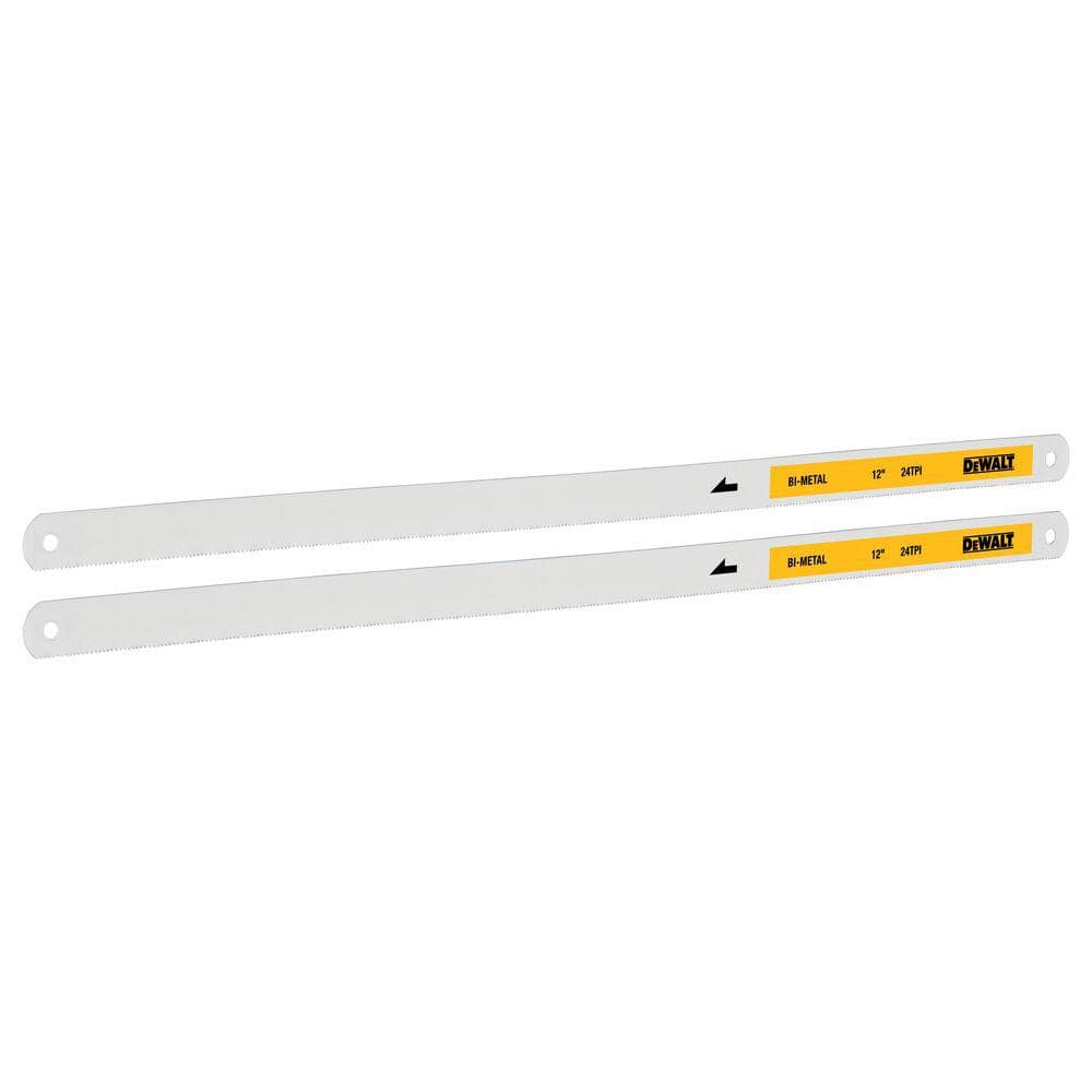 DEWALT 12 in. 24-TPI Bi-Metal Hacksaw Blade (2-Pack) (4)