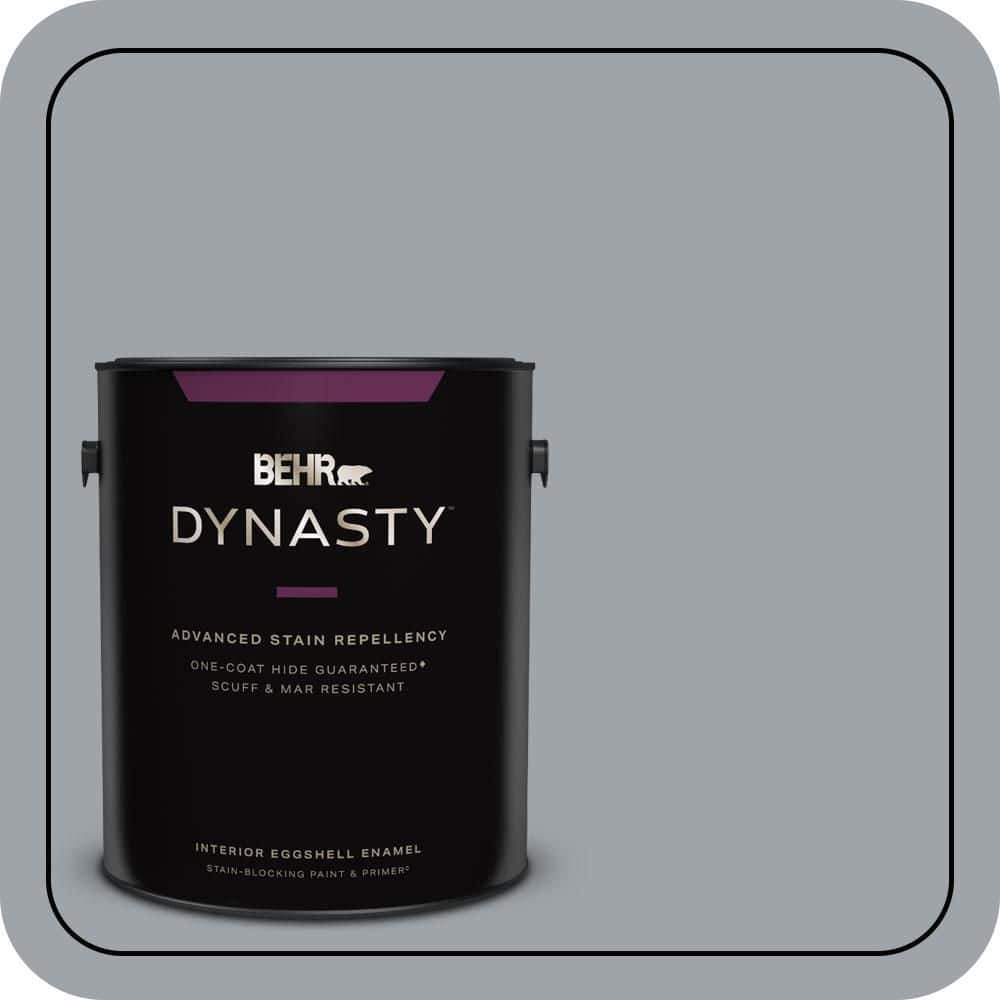 BEHR DYNASTY 1 gal. #N510-4 Supernova One-Coat Hide Eggshell Enamel Interior Stain-Blocking Paint & Primer