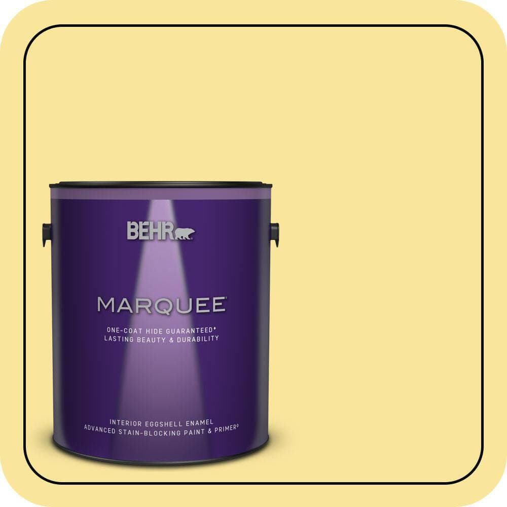BEHR MARQUEE 1 gal. #P310-4 Storm Lightning Eggshell Enamel Interior Paint & Primer