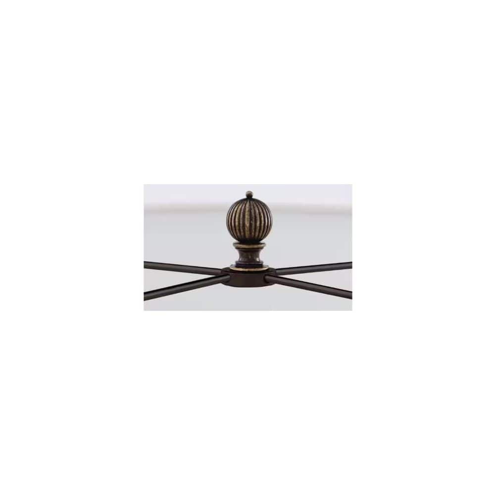 Bel Air Lighting 1.375 in. Antique Brass Knob Shaped Lamp Finial (3)