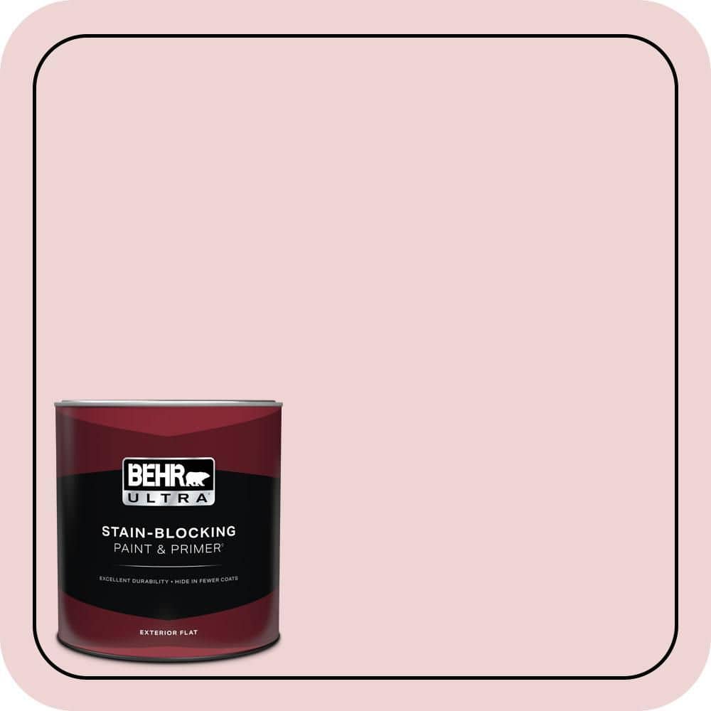 BEHR ULTRA 1 qt. #S140-1 Radiant Rose Flat Exterior Paint & Primer