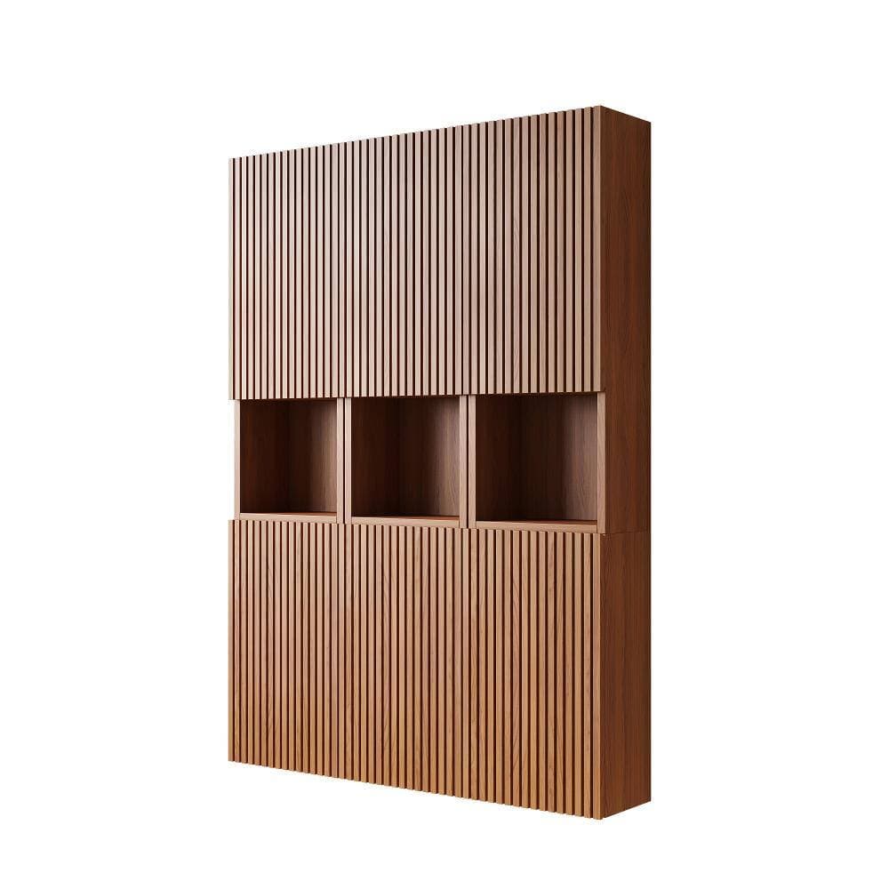 Staykiwi 41.34 in. W 11.81 in. D 59.05 in. H Wall-Mounted Bathroom Cabinet with Doors and Shelves (4)