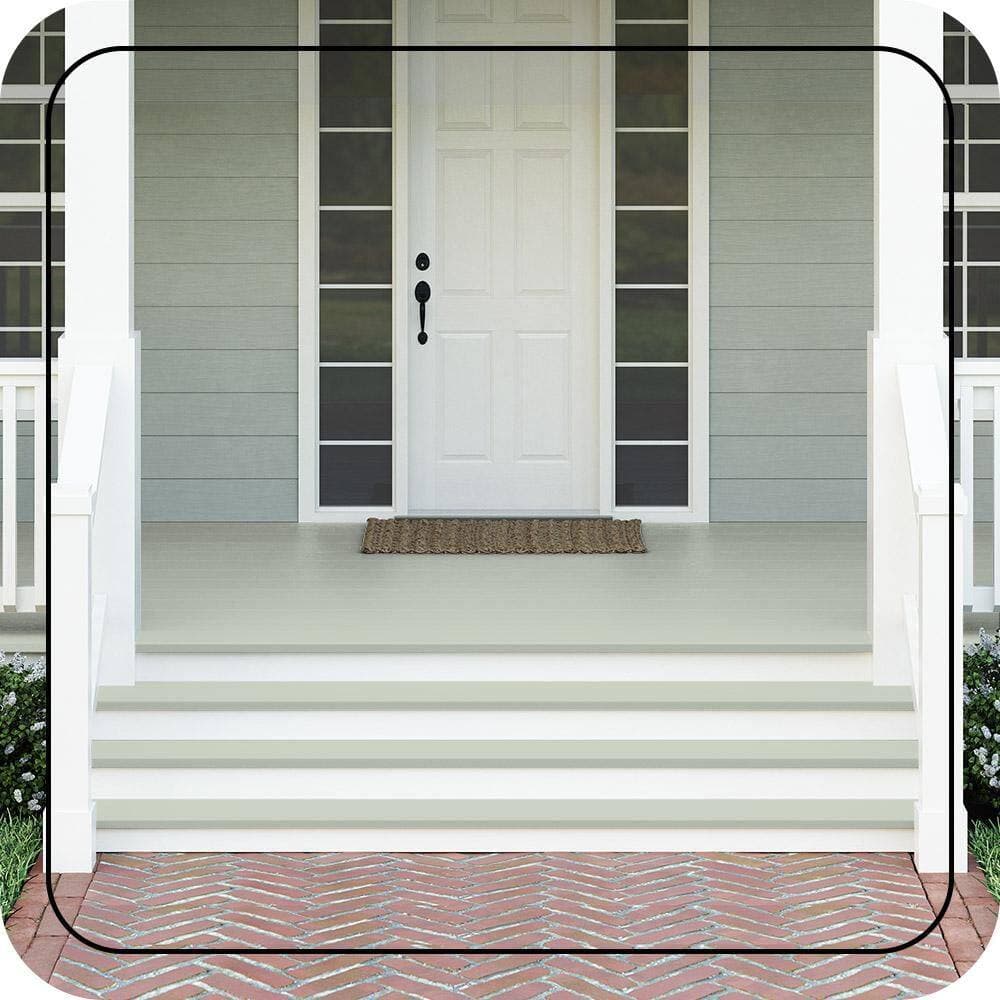 BEHR PREMIUM #N390-2 Textured Low-Lustre Enamel Interior/Exterior Porch and Patio Anti-Slip Floor Paint (2)