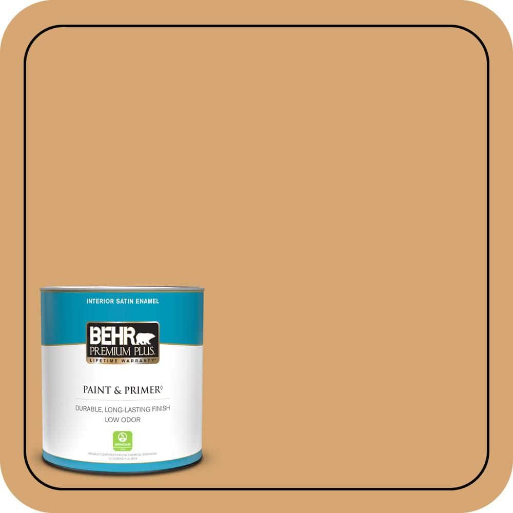 BEHR PREMIUM PLUS #M250-4 Cake Spice Enamel Low Odor & Primer (1)