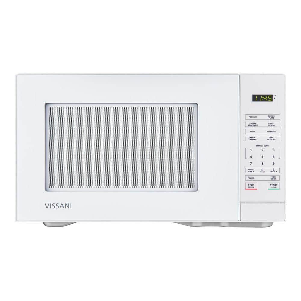 Vissani 1.1 cu. ft. Countertop Microwave Oven in White