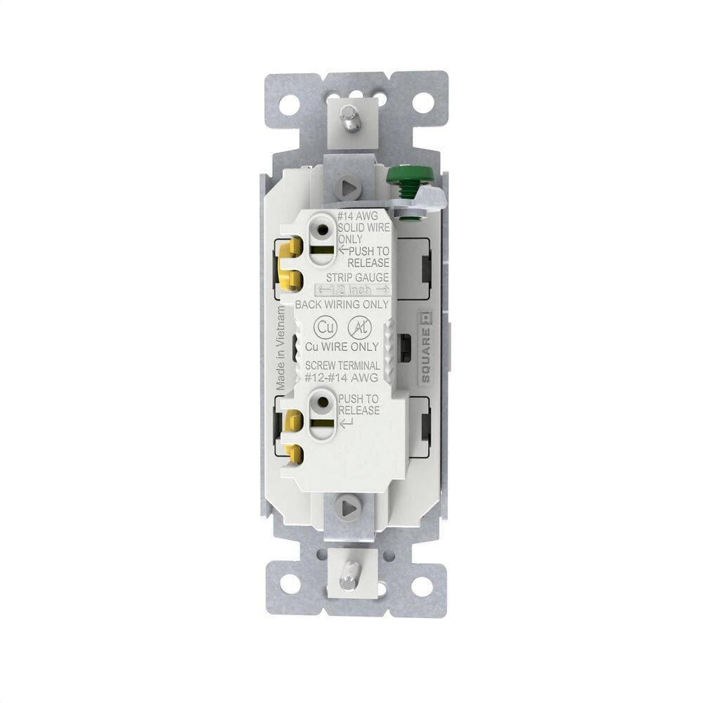 Square D Series Single-Pole Momentary Rocker Switch Back Wire Light Switch (2)