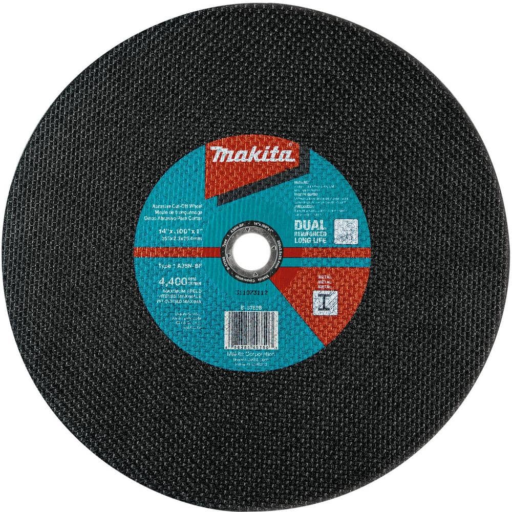 Makita 14 in. x 1 in. x 3/32 in. Cut-off Wheel (5-Pack) (3)