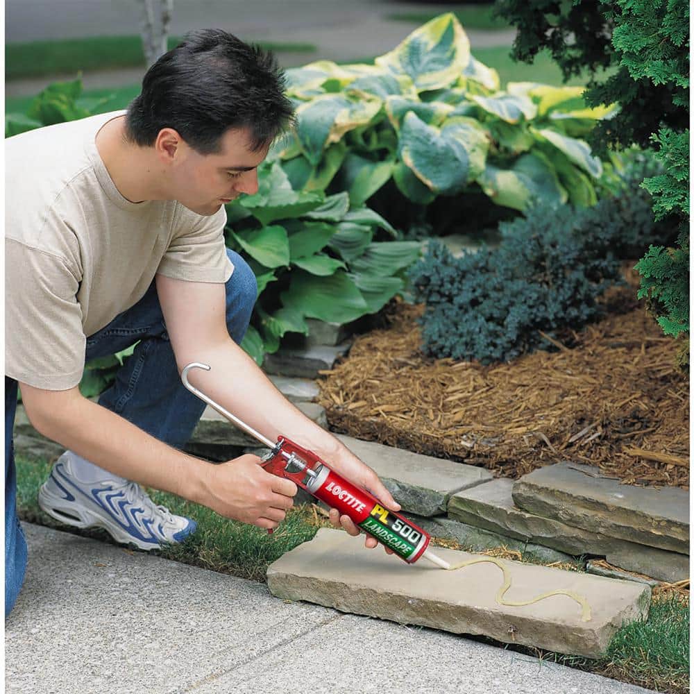 Loctite PL 500 Landscape Block Solvent Construction Adhesive Tan Cartridge (each) (4)