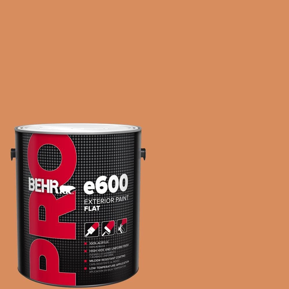 BEHR PRO 1 gal. #M220-6A Blazing Autumn Flat Exterior Paint