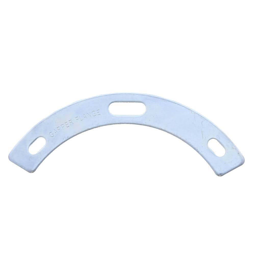JONES STEPHENS 6 in. L x 7/8 in. W Metal Gapper Water Closet (Toilet) Repair Flange (1)