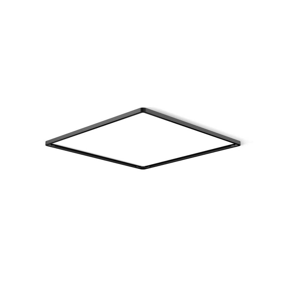 KOHLER Real Rain Overhead Panel Trim in Matte Black (1)