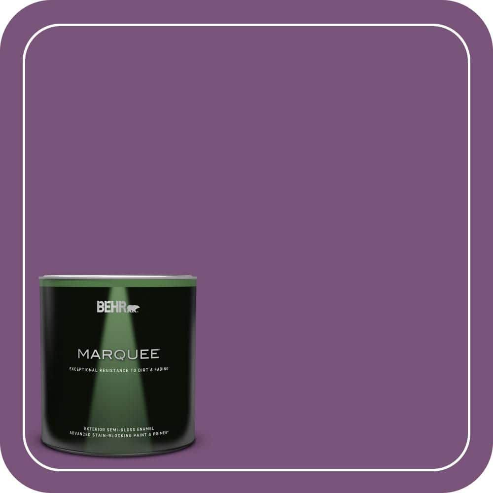 BEHR MARQUEE 1 qt. #MQ4-62 Birthstone Semi-Gloss Enamel Exterior Paint & Primer