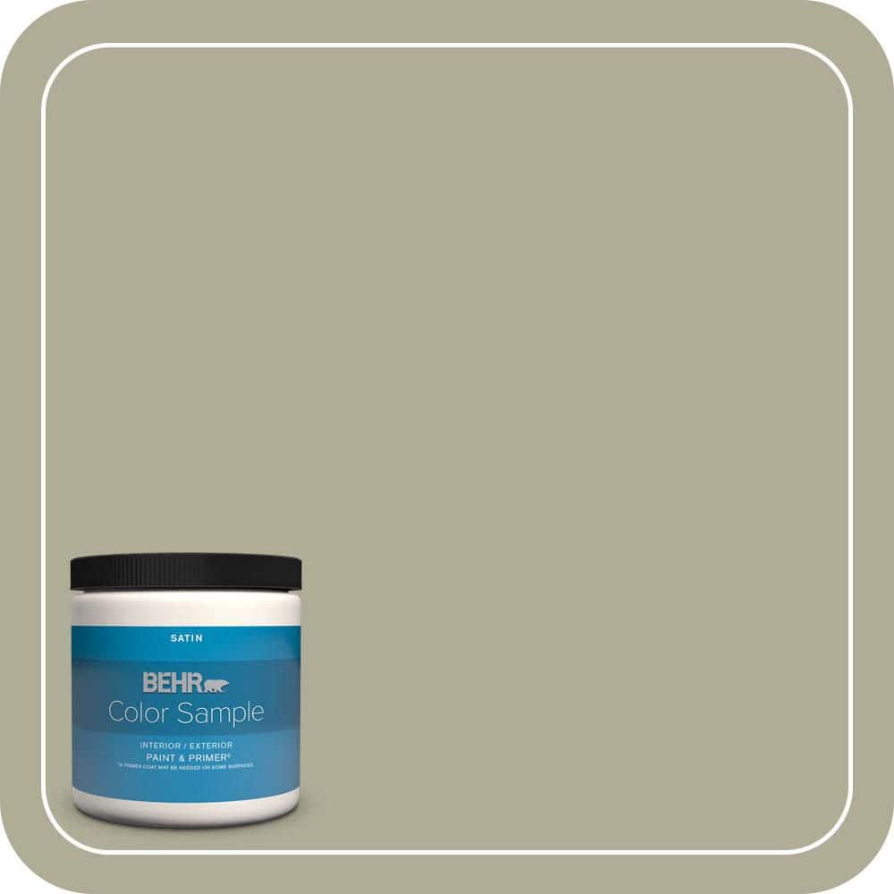 BEHR PREMIUM PLUS #MQ6-27 Sage Wisdom Enamel Low Odor & Primer (1)