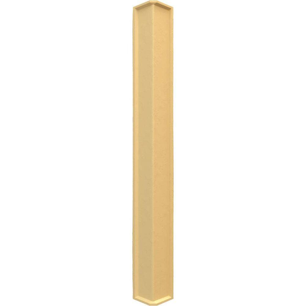 Ekena Millwork Universal Inside Corner for EverStone Faux Stone Siding Panels, 3"W x 3"D x 48"H, Arizona Color (2)