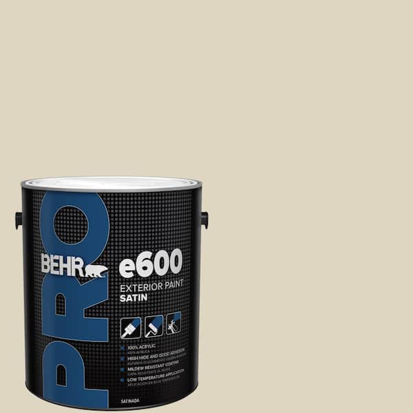 BEHR PRO 1 gal. #HDC-NT-15 Rococo Beige Satin Exterior Paint (2)