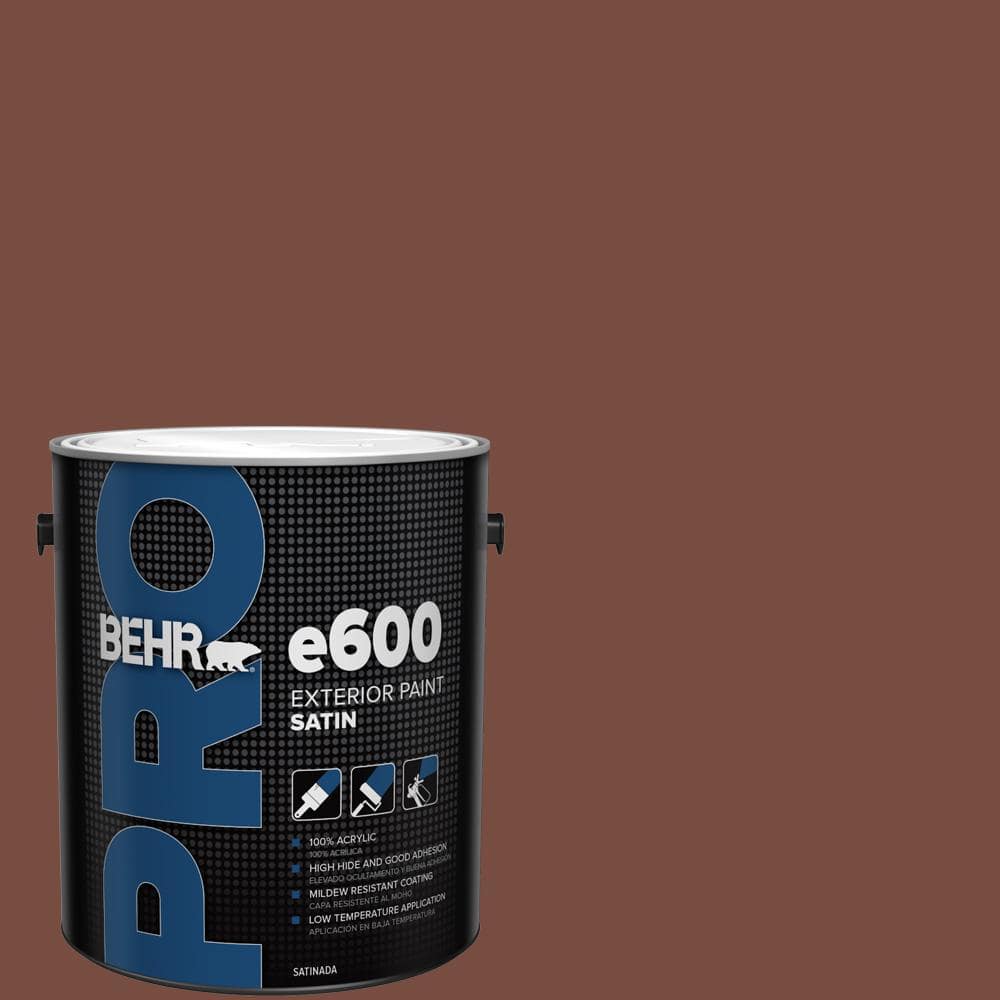 BEHR PRO 1 gal. #S170-7 Dark Cherry Mocha Satin Exterior Paint