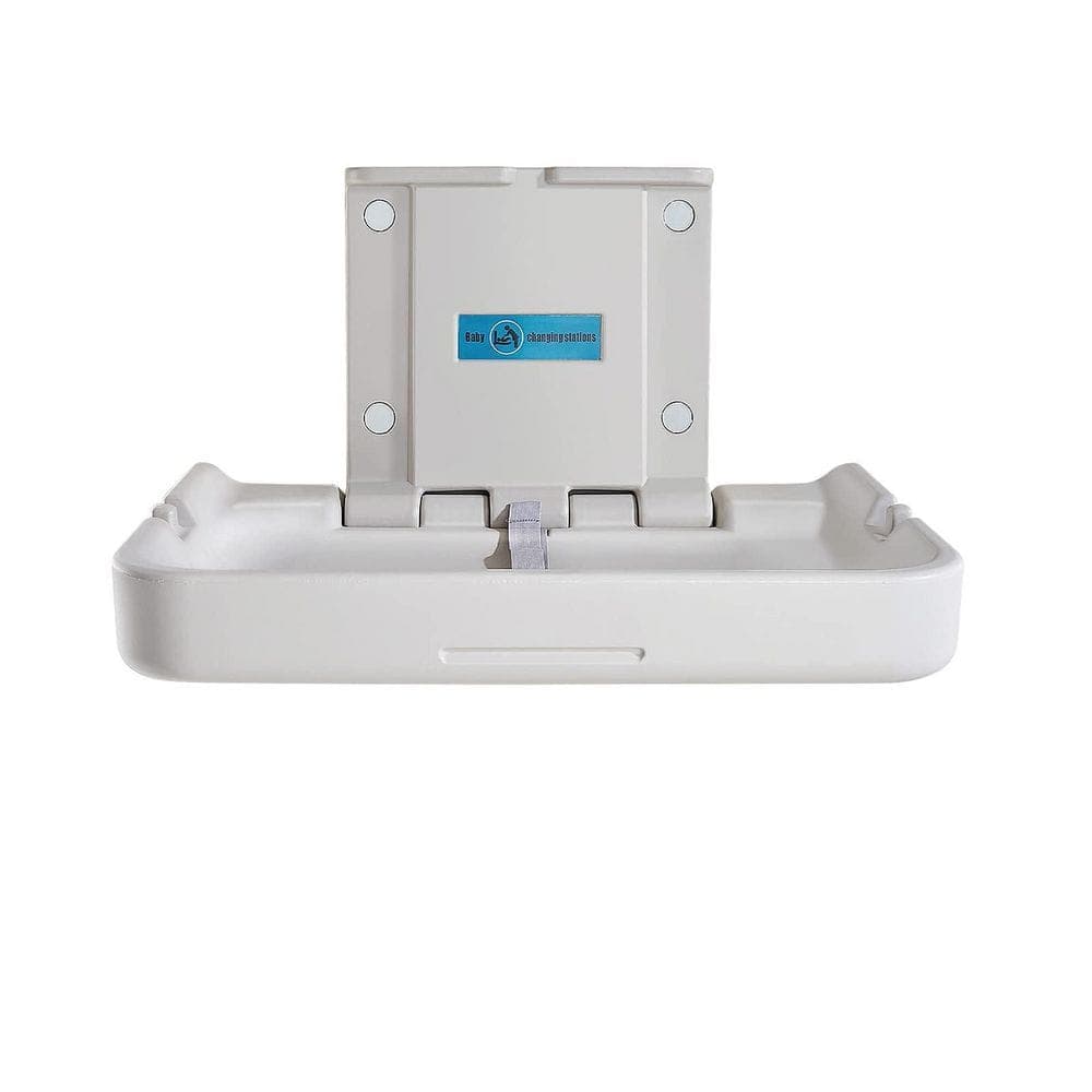Wudkey Baby Changing Station, Wall Mounted Diaper Changing Tables Fold Up Changer Station Commercial Malls/Hotels/Airports (1)