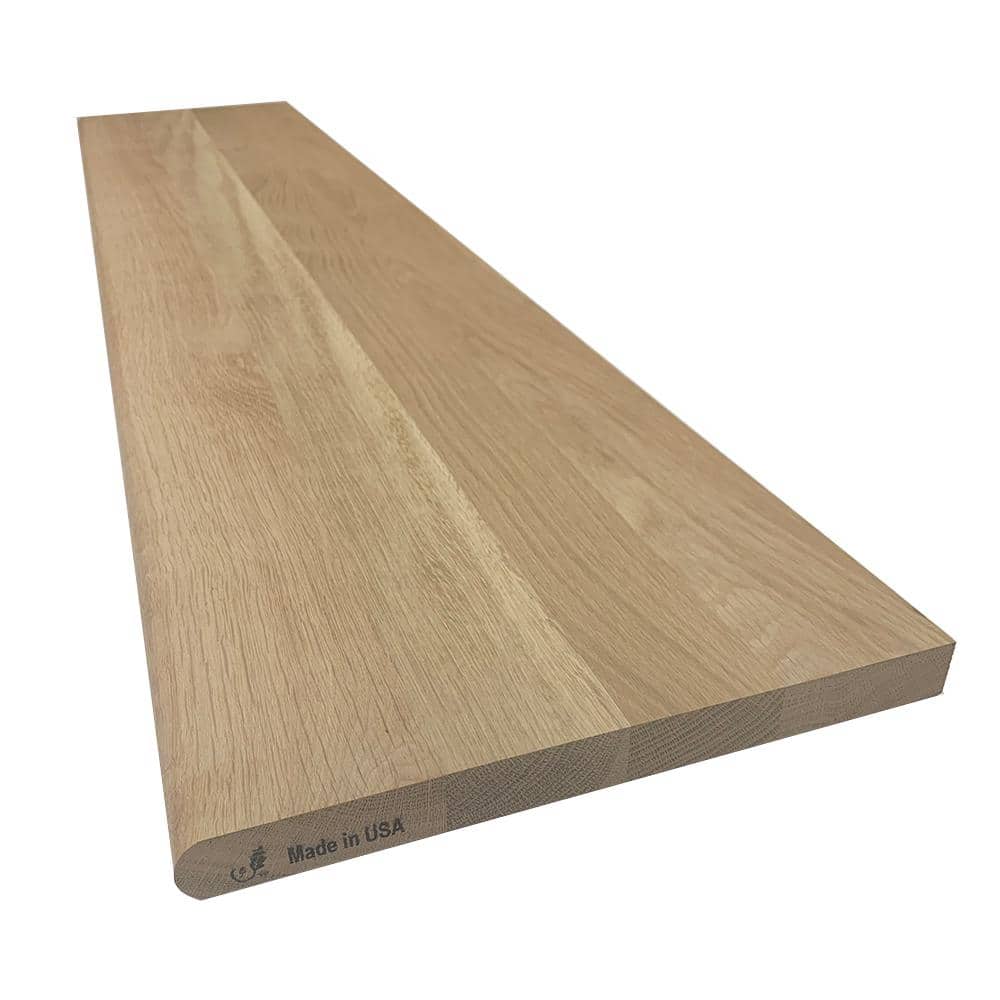 Swaner Hardwood 1 in. x 11-1/2 in. x 42 in. White Oak Tread Board (1)