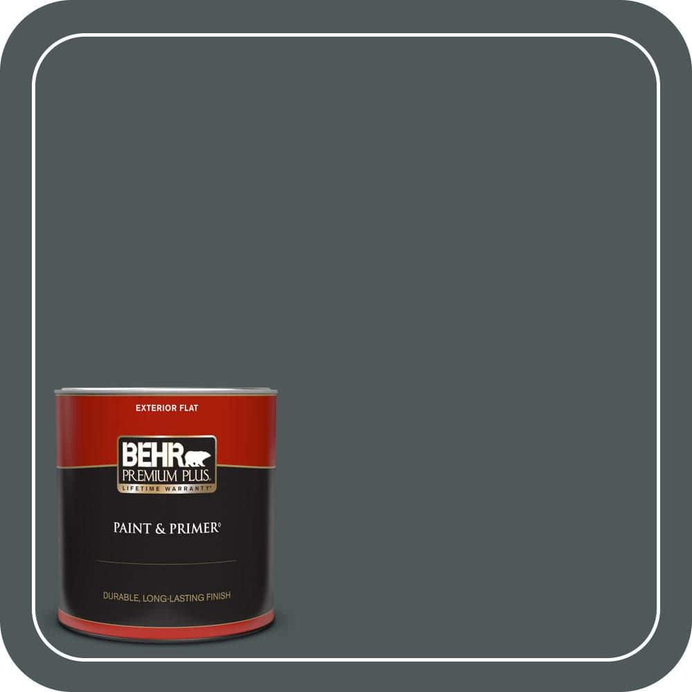 BEHR PREMIUM PLUS #N440-7 Midnight NY Flat & Primer (1)
