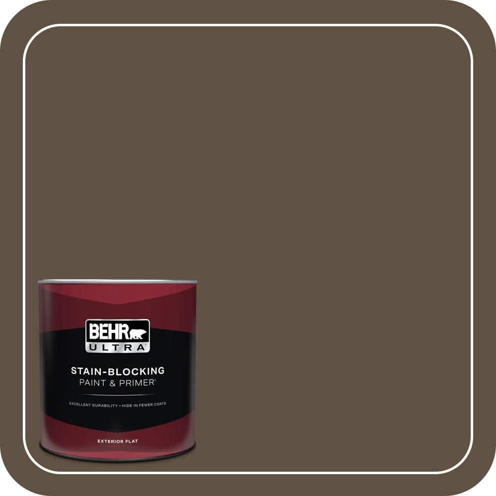 BEHR ULTRA 1 qt. #S-H-720 Volcanic Island Flat Exterior Paint & Primer