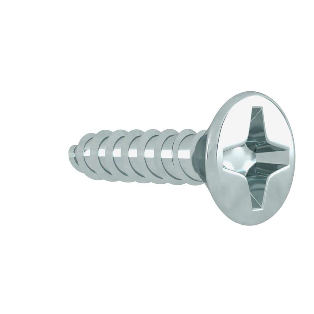 Everbilt # . Zinc Plated Phillips Flat Head Wood Screw (3)