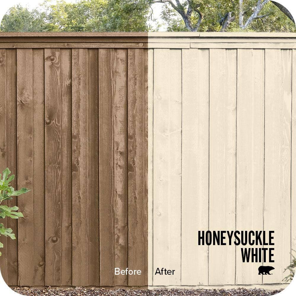 BEHR #330C-1 Color House and Fence Exterior Wood Stain (2)