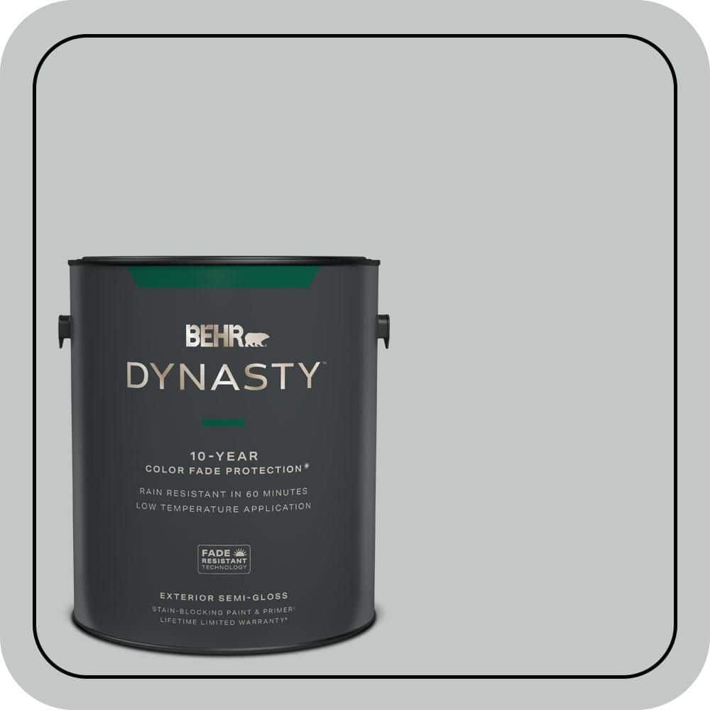 BEHR DYNASTY 1 gal. #N450-2 Zero Gravity Semi-Gloss Exterior Stain-Blocking Paint & Primer