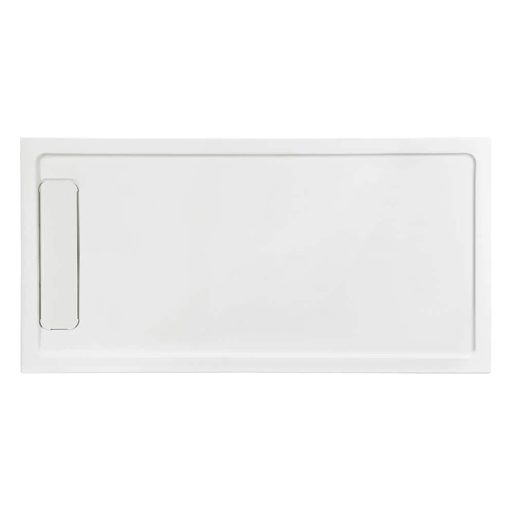 OVE Decors 36 in. W 72 in. L Alcove Shower Pan Base with Drain