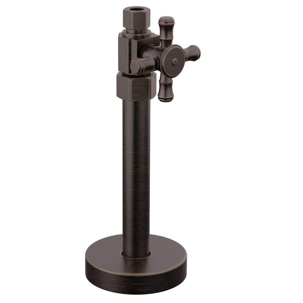 Delta 1/2 in. x 7.63 in. L Venetian Bronze Brass Straight Supply Stop Valve (1)