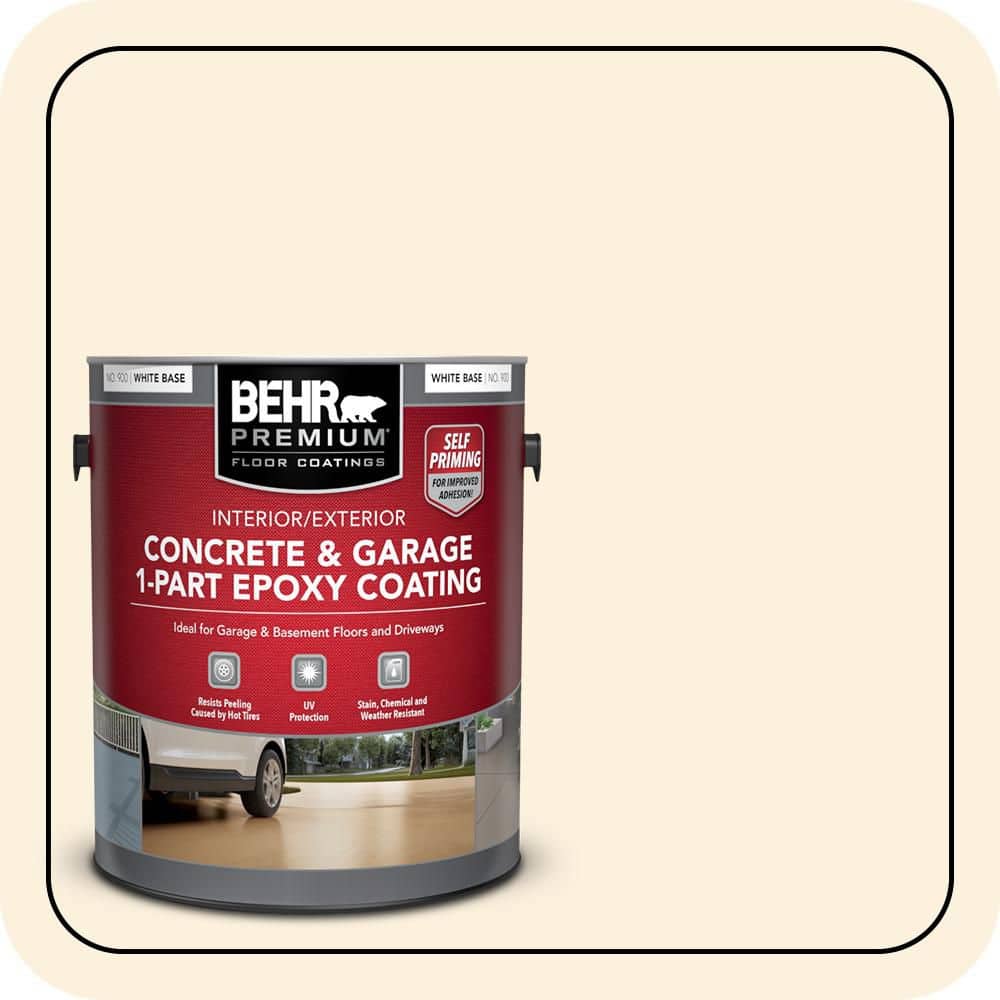 BEHR PREMIUM #M260-1 Self-Priming 1-Part Epoxy Satin Interior/Exterior Concrete and Garage Floor Paint (1)