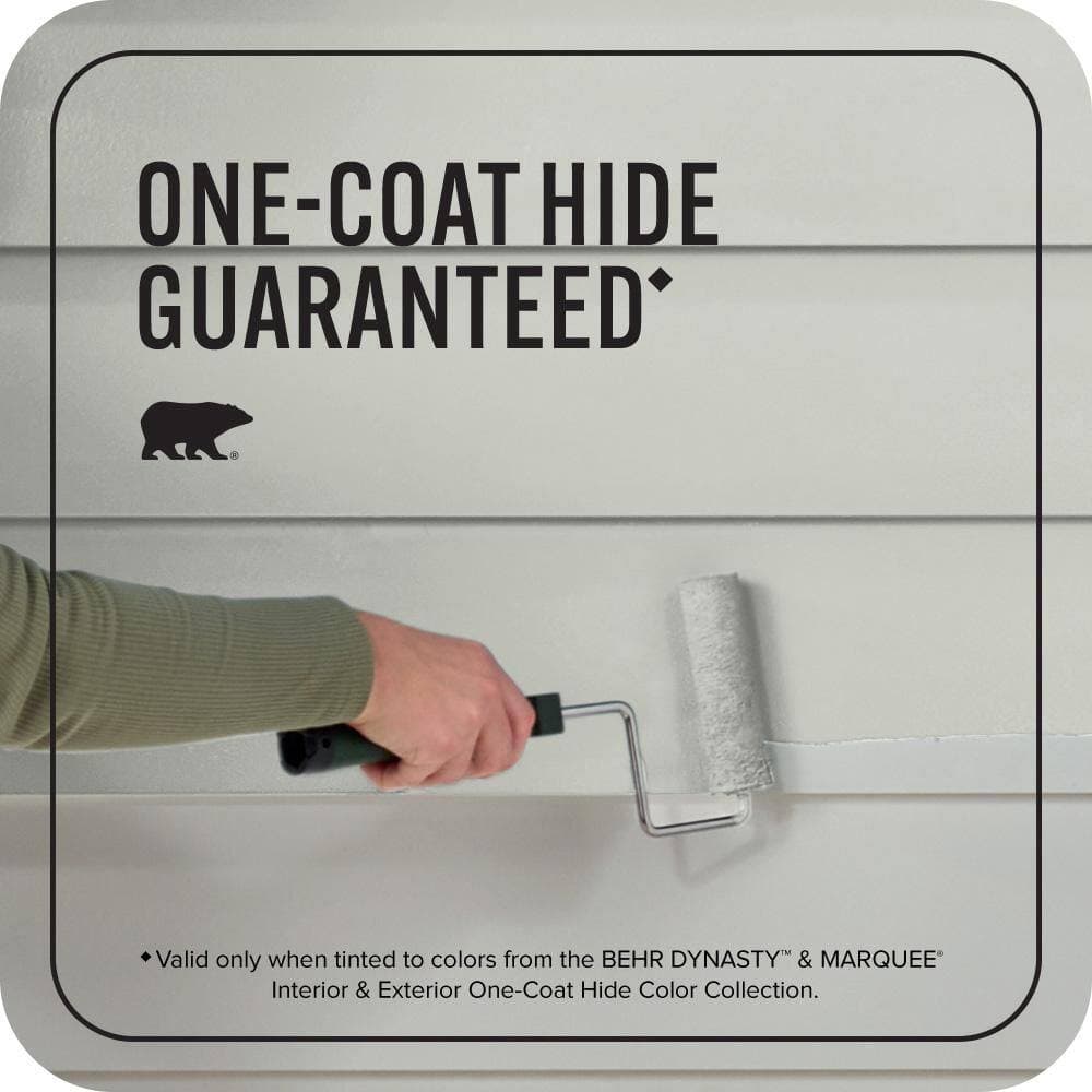 BEHR MARQUEE 5 gal. #N380-2 Heath Gray Satin Enamel Exterior Paint & Primer (3)