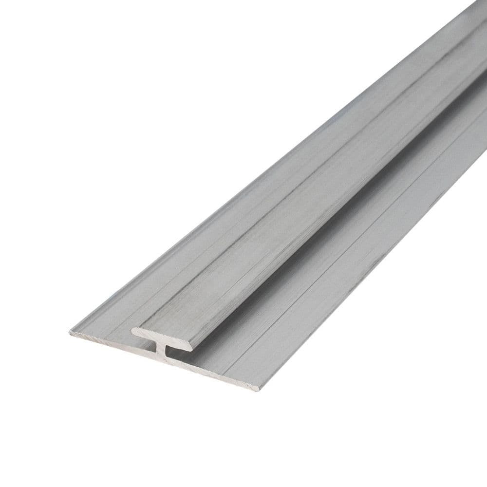 Outwater 10-Pack 0.15 in. D x 1 in. W x 72 in. L Unfinished Paintable Mill Aluminum H Channel Moulding Fits 1/16 in. Boards (1)