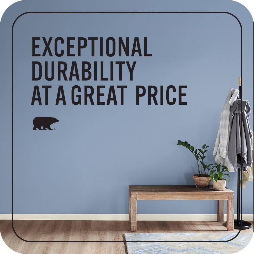 BEHR PREMIUM PLUS #S530-4 Jet Set Enamel EcoMix Plant-Based & Primer (4)