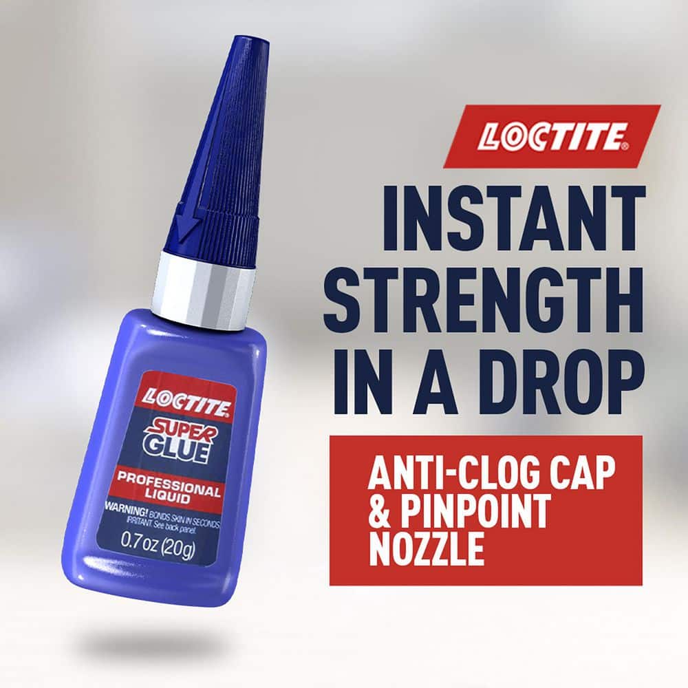 Loctite Super Glue 0.71 oz. Professional Liquid Clear Bottle (each) (3)
